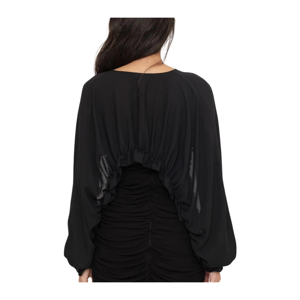 Liu Jo Zwarte Blouse Ca4439 Ts055 Black Dames