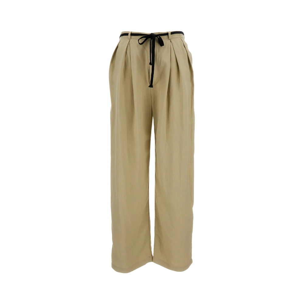 Barena Venezia Women's Beige Wide Trousers, Xs, Wide Trousers