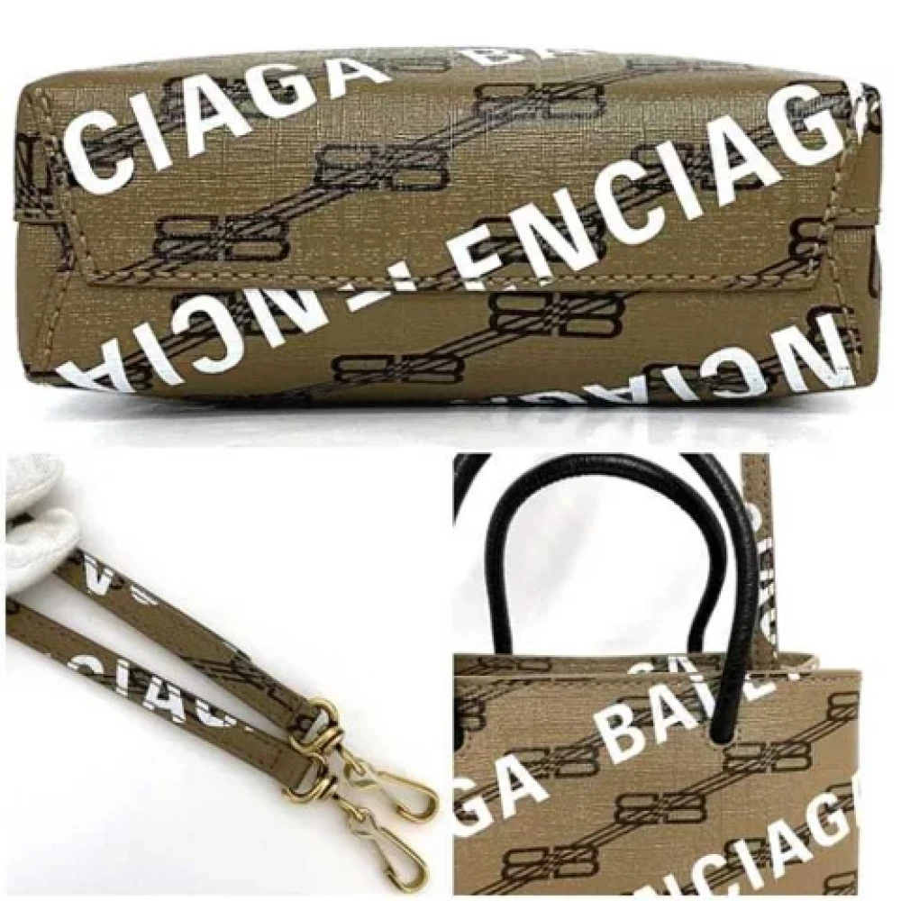 Balenciaga Vintage Pre-owned Fabric balenciaga-bags Brown Dames