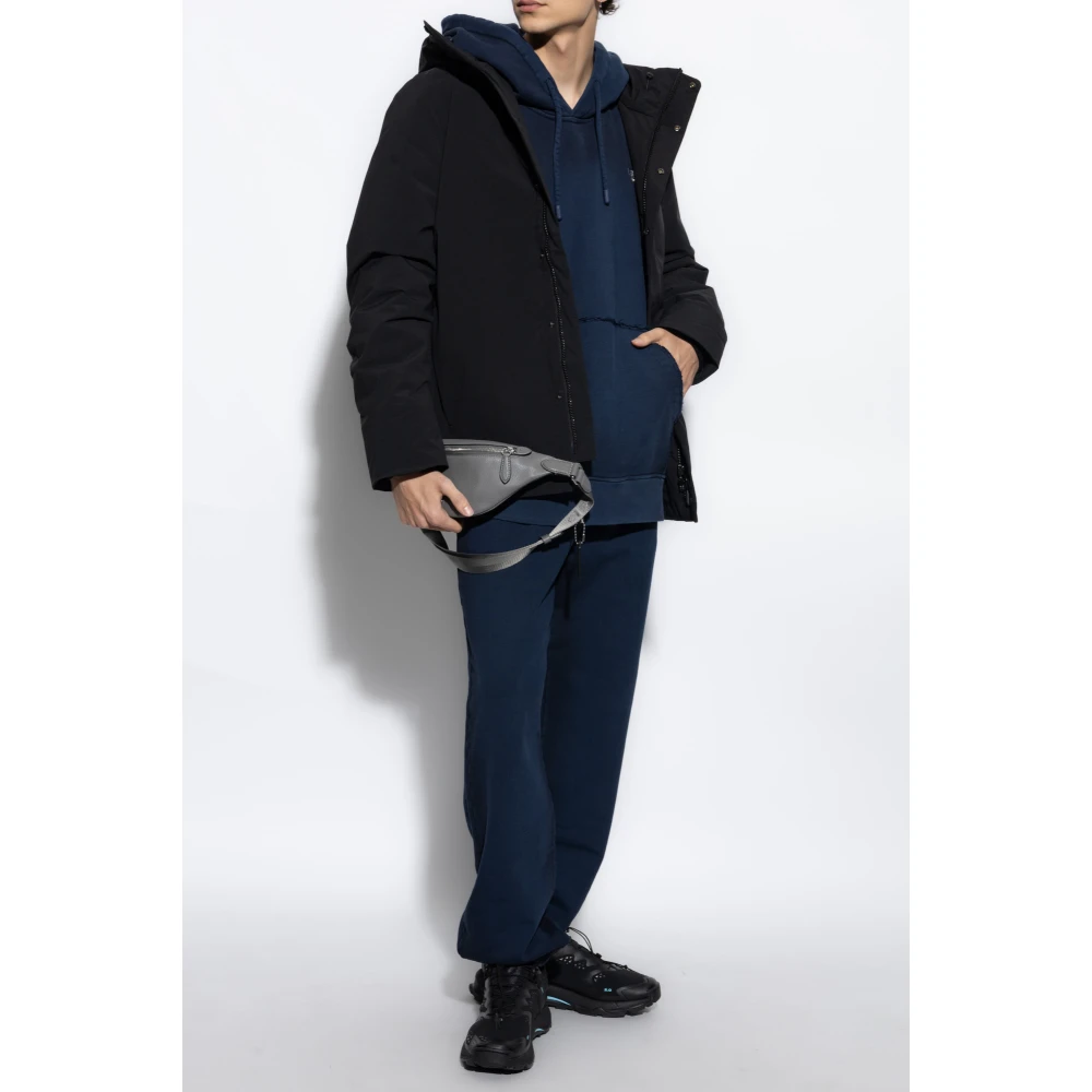 Samsøe Gevoerde jas Sajonh Black Heren