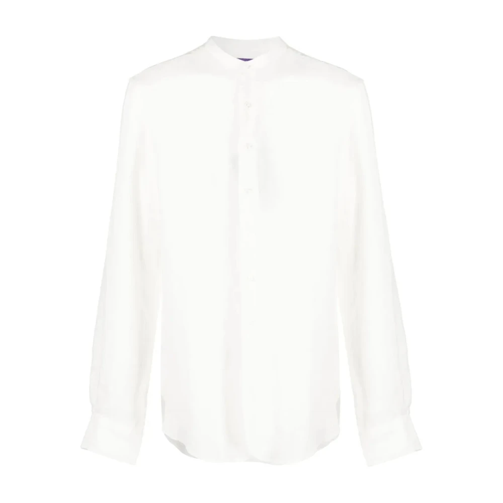 Ralph Lauren Vit Casual Långärmad Herrskjorta White, Herr