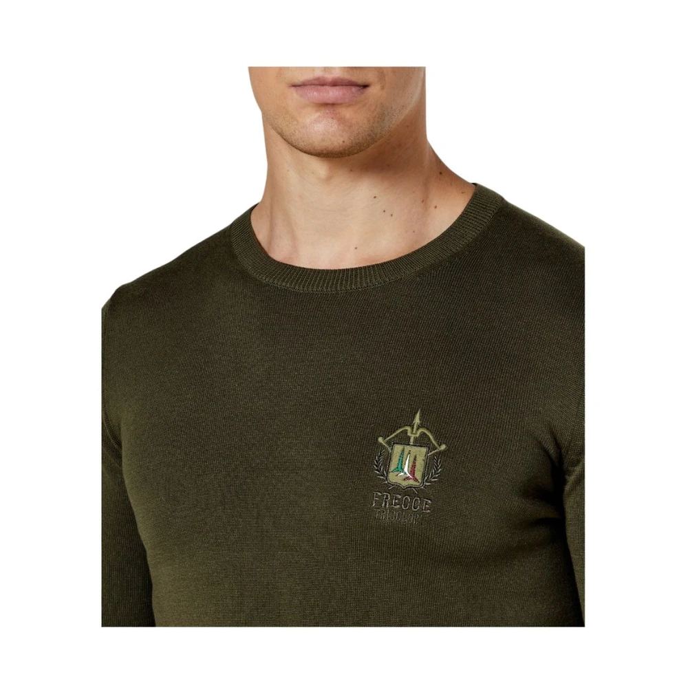 aeronautica militare Trui met ronde hals Green Heren