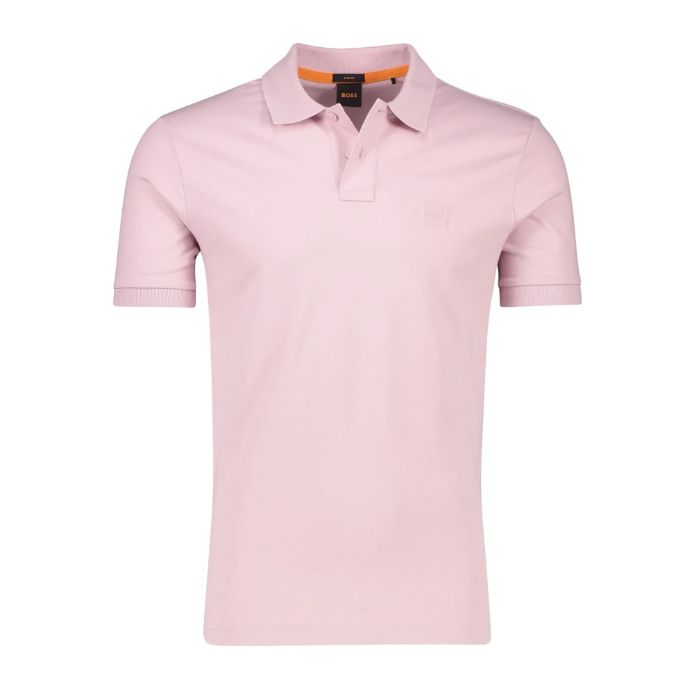 Hugo Boss Roze poloshirt korte mouw Passenger Pink Heren