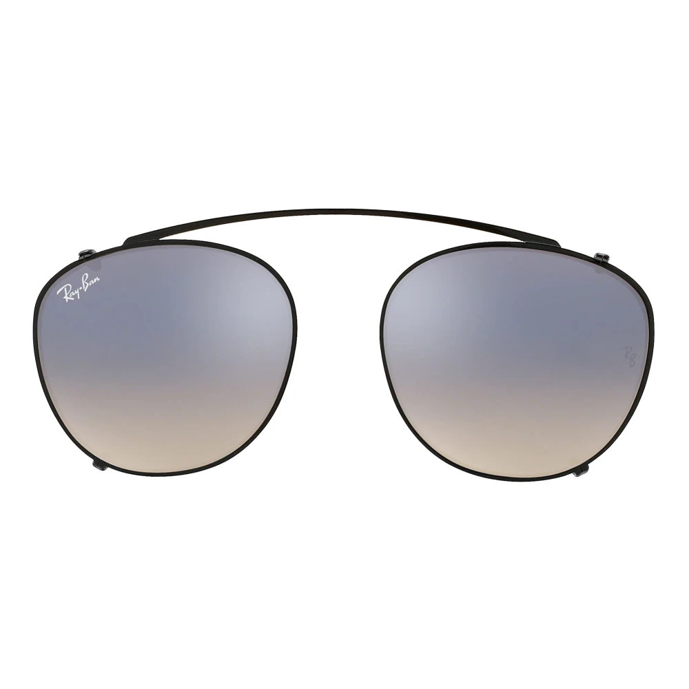 Ray-Ban Unisex Black Sunglasses, 47 Mm, Round Mirrored Eyewear Frames