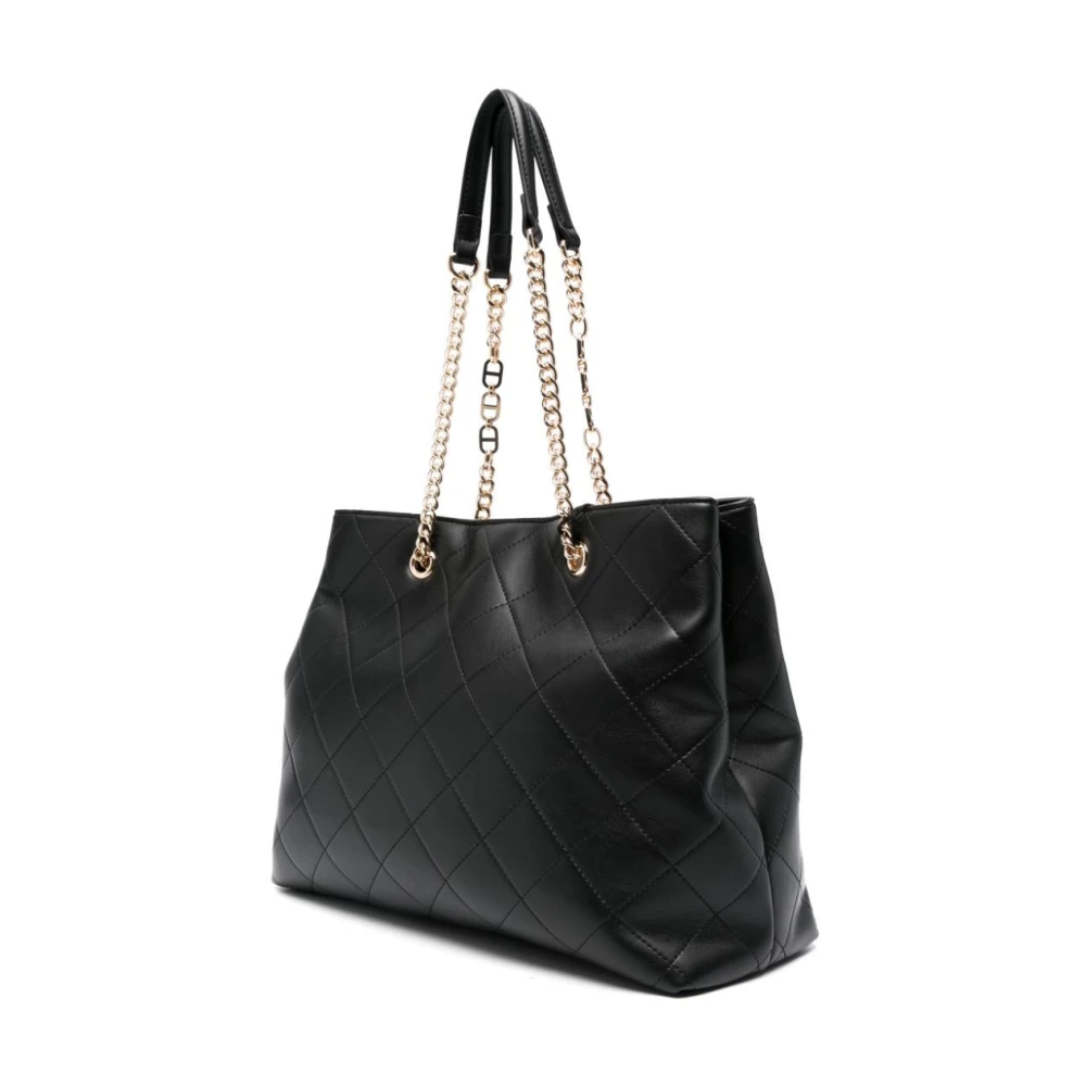 Twinset Zwarte schoudertas voor vrouwen Black Dames