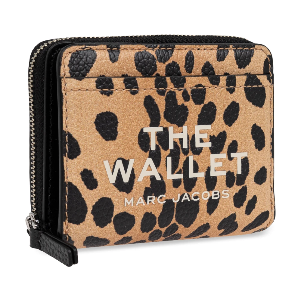 Marc Jacobs Leren portemonnee Brown Dames