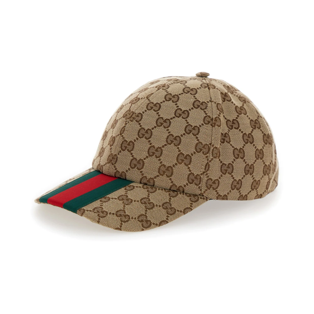 Gucci Men's Beige Gg Supreme Baseball Cap