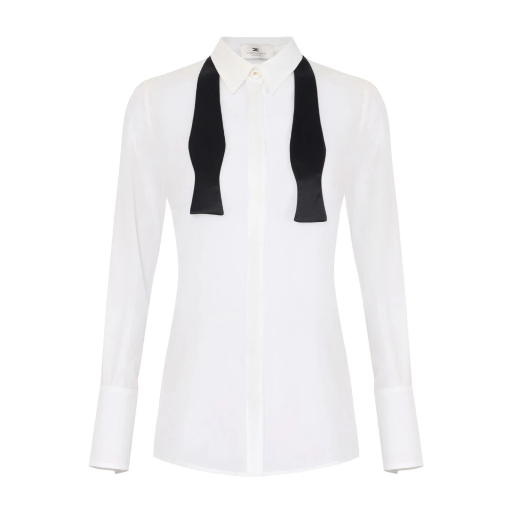 Elisabetta Franchi Witte Shirt voor Vrouwen White Dames