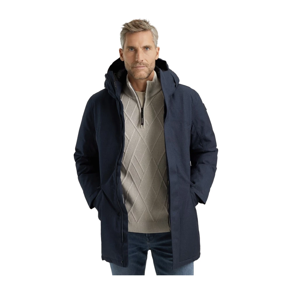 Vanguard Winterjas Donkerblauw Stijlvol Blue Heren