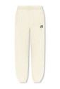 pantalon-de-jogging-creme-a-logo