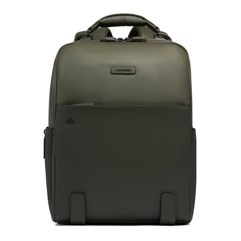 Piquadro Mannelijk Groente Slim Laptop Rugzak 15,6"