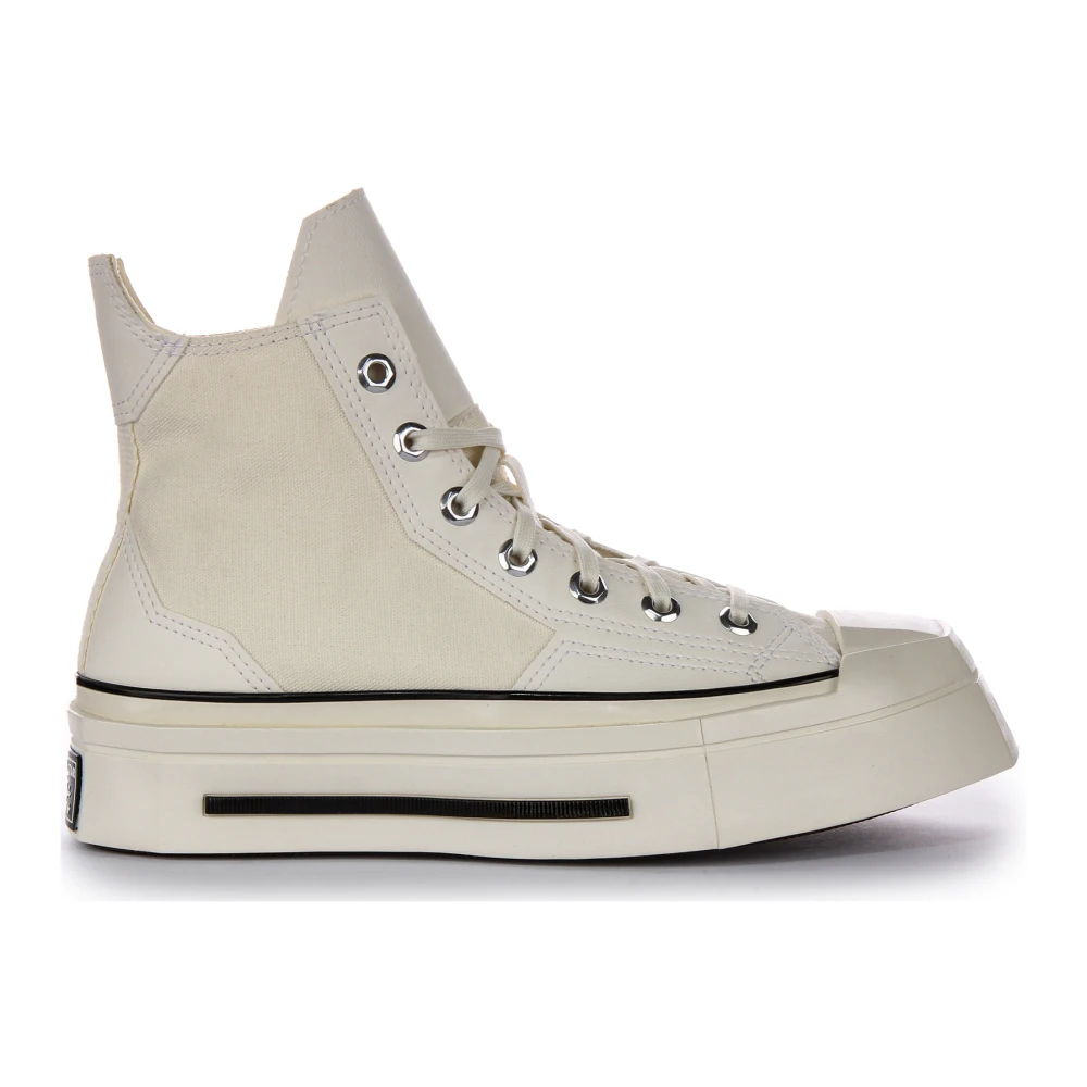 Converse Women's White Sneakers, 6 1/2 Uk, Squared High Canvas Trainers