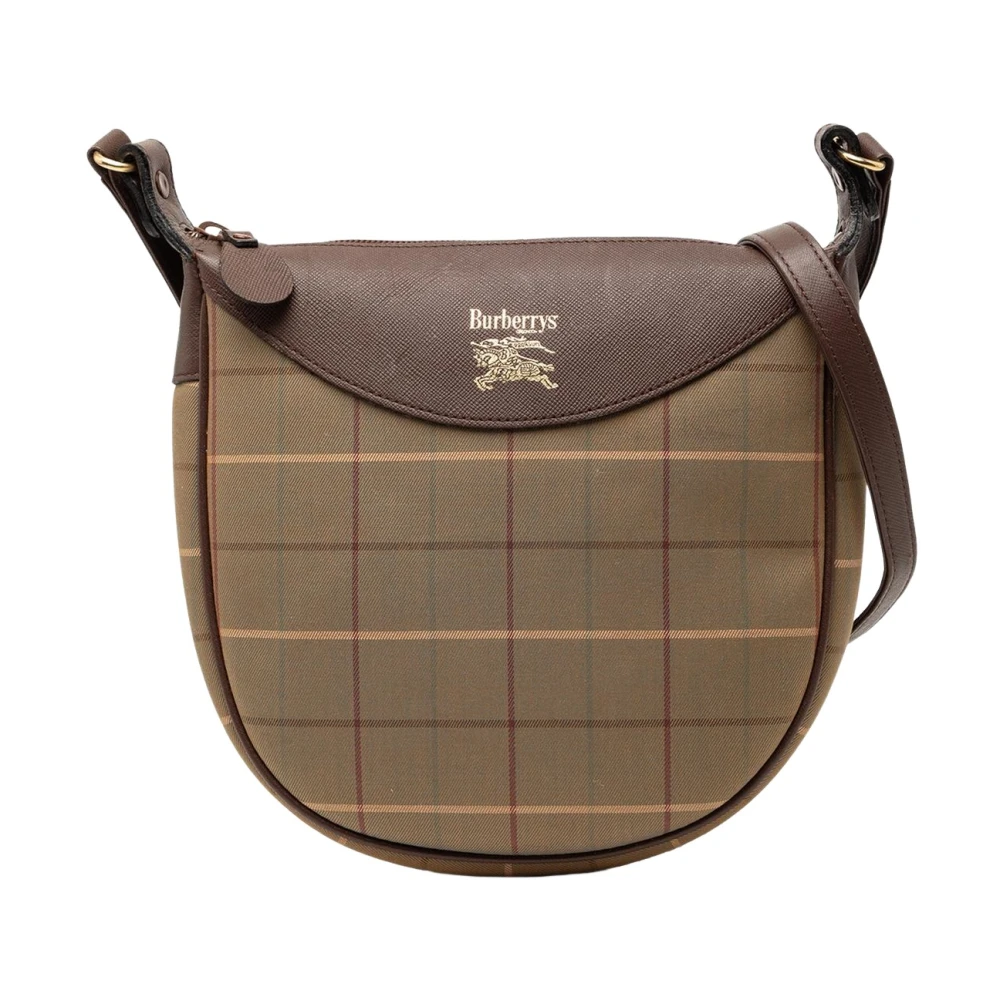 Burberry Vintage Women's Brown Vintage Cross Body Bags, One Size, Pre-Owned Crossbody Bag