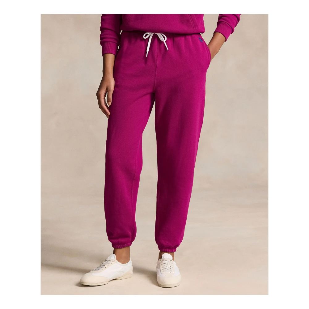 Polo Ralph Lauren Fleece Athletic Pant Pink Dames