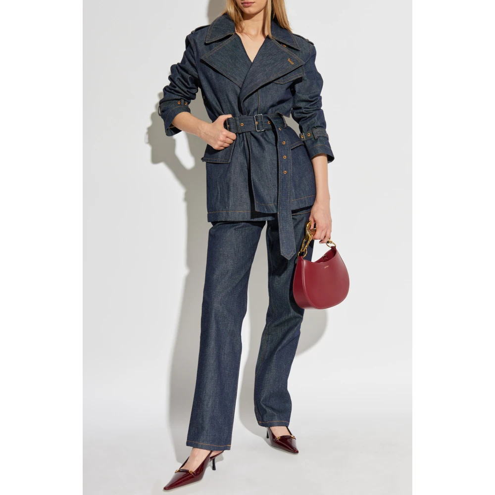 Helmut Lang Jeans met zakken Blue Dames
