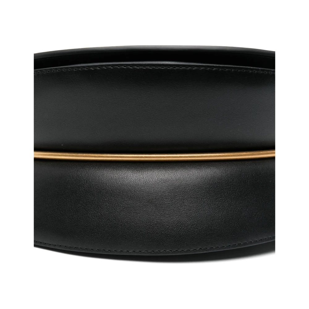 Wandler Zwarte Schoudertas met Overslag Black Dames
