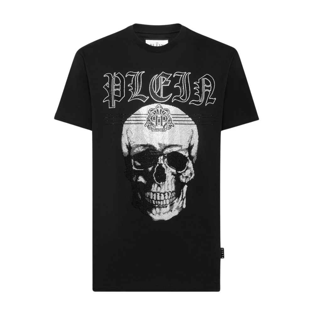 Philipp Plein Stijlvol T-shirt met Uniek Ontwerp Black Heren