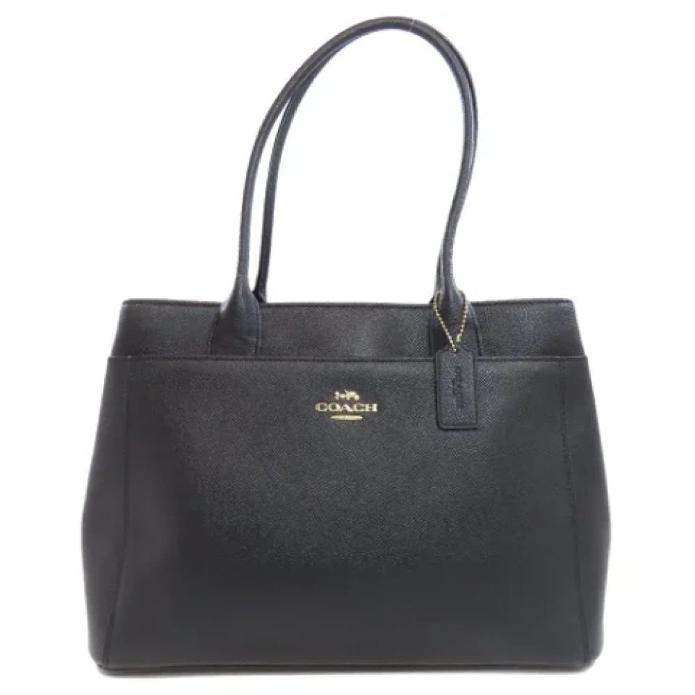 Coach Pre-owned Leather shoulder-bags Black Dames