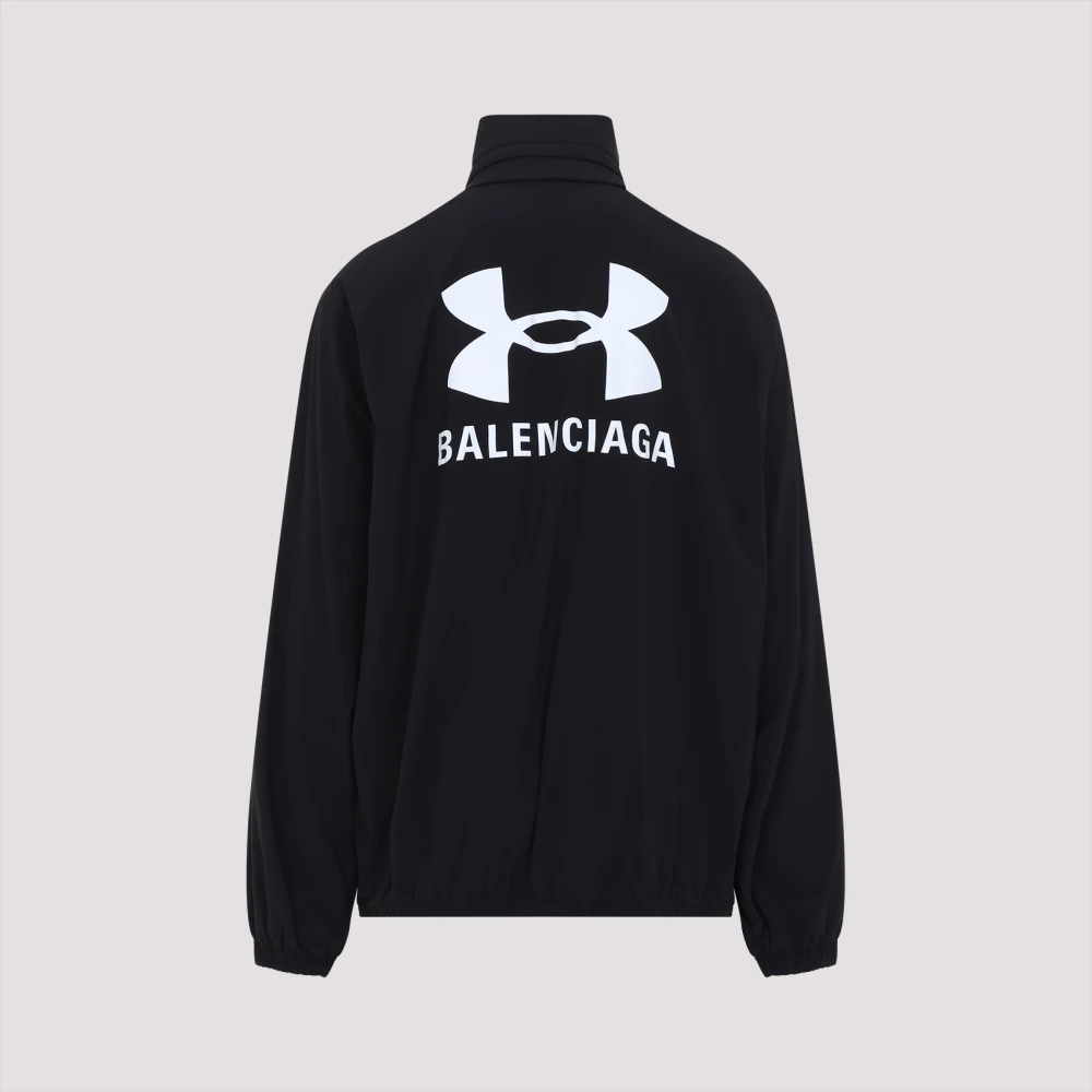 Balenciaga Windbreaker Jacket Black Heren