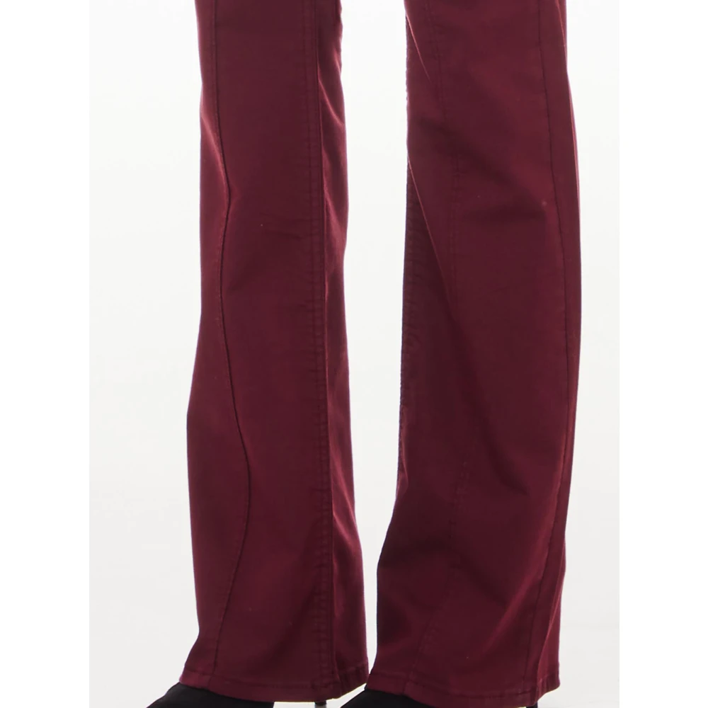 Liu Jo Bordeaux Boot Cut Broek Red Dames