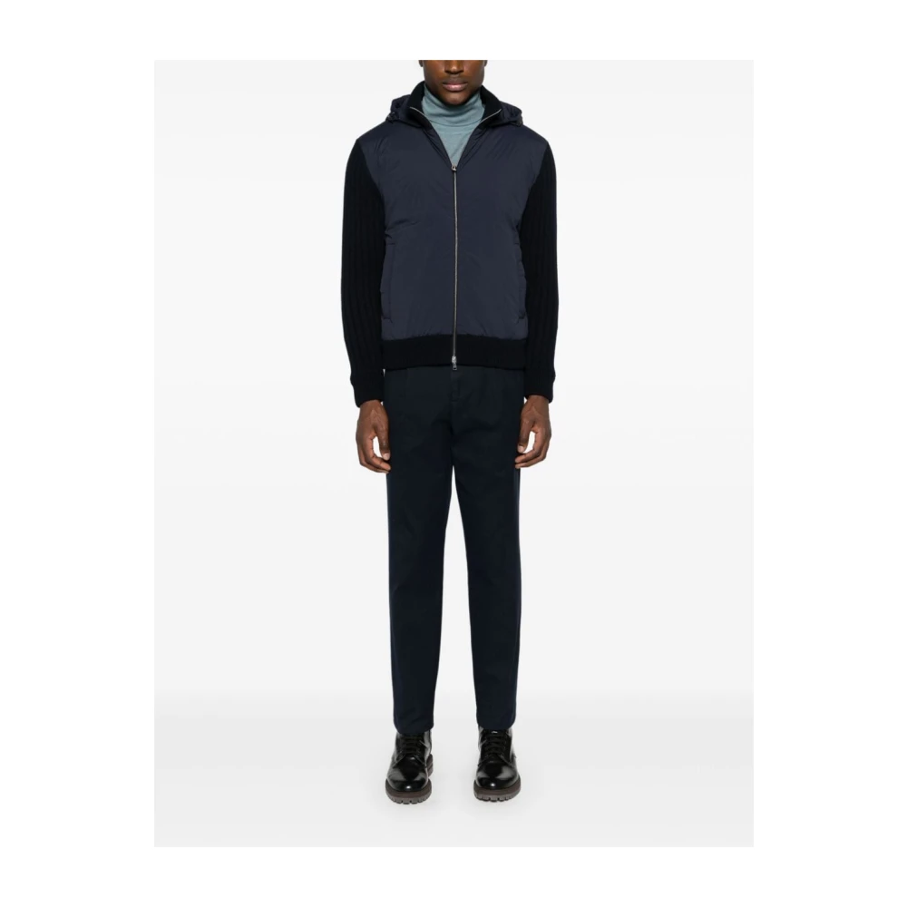 Herno Cardigan 9200 BLU Blue Heren