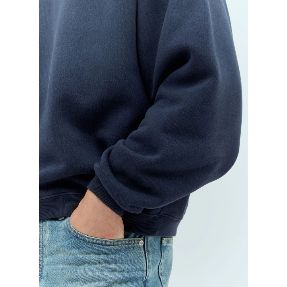 Stüssy Gradient Logo Print Sweatshirt Blue Heren