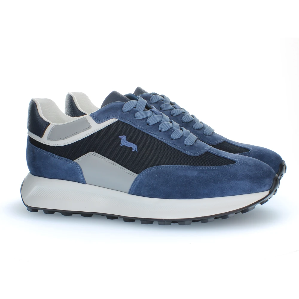 Harmont & Blaine Efm261.110.A60.Ahavio Sneaker Heren Schoenen Blauw