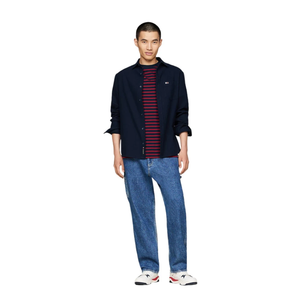Tommy Jeans Klassieke Straight Fit Denim Jeans Blue Heren