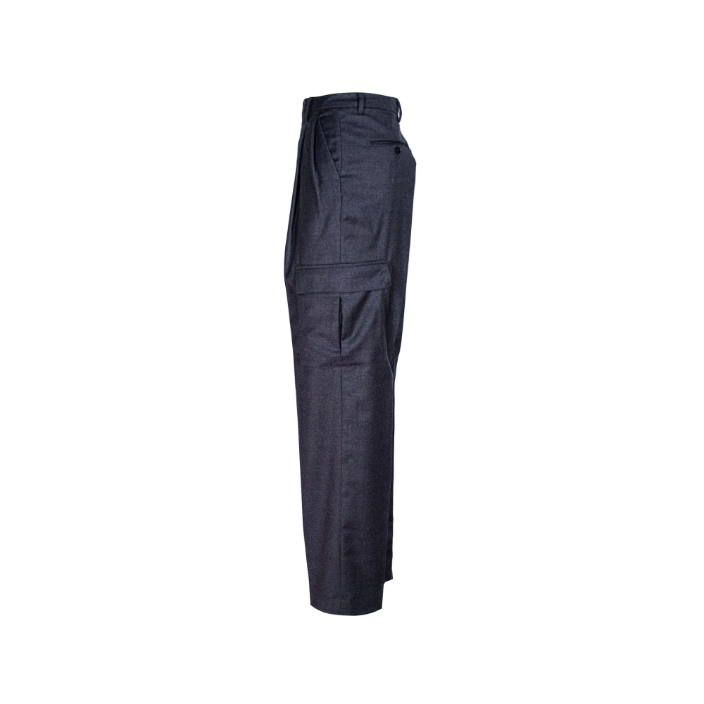 Briglia Hoge taille wollen broek Marlene stijl Gray Dames