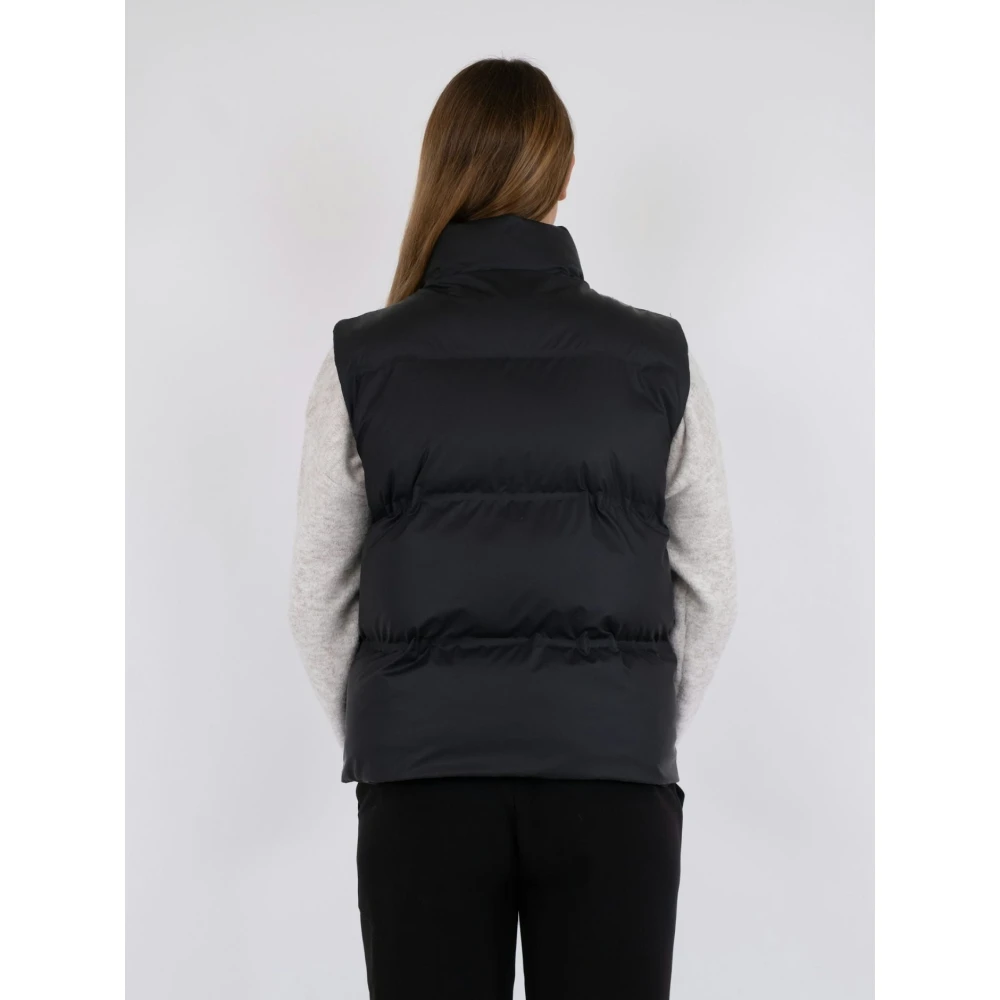 NEO NOIR Gewatteerd Waterdicht Vest Black Dames