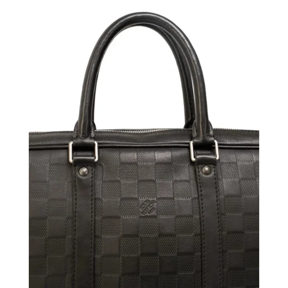 Louis Vuitton Vintage Pre-owned Fabric handbags Black Dames