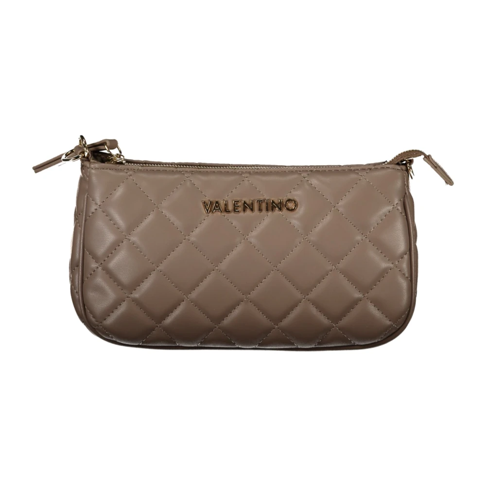 Valentino by Mario Valentino Bruine Schoudertas met Afneembare Kettingriem Brown Dames