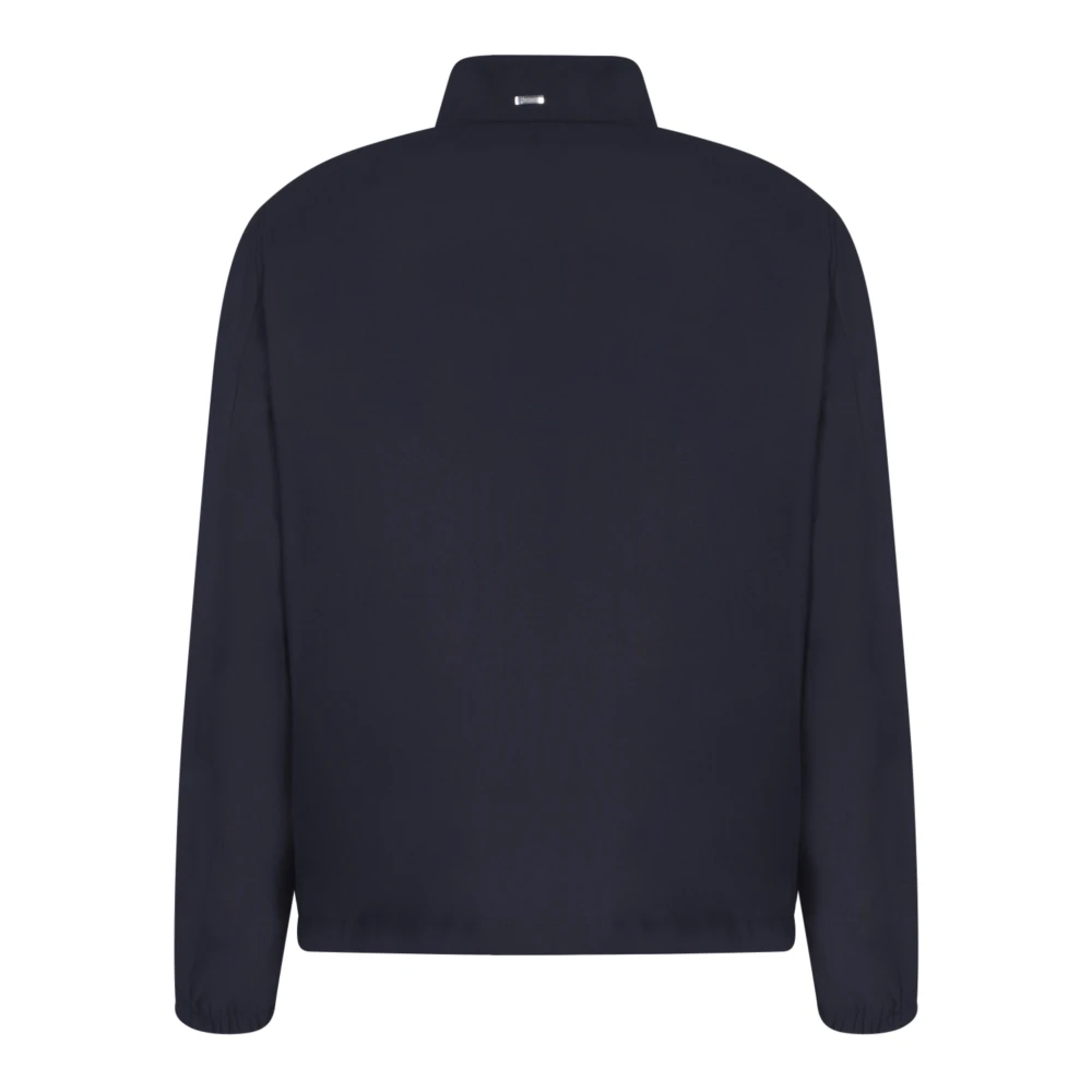 Herno Bomberjack met rechte zoom en ritssluiting Blue Heren