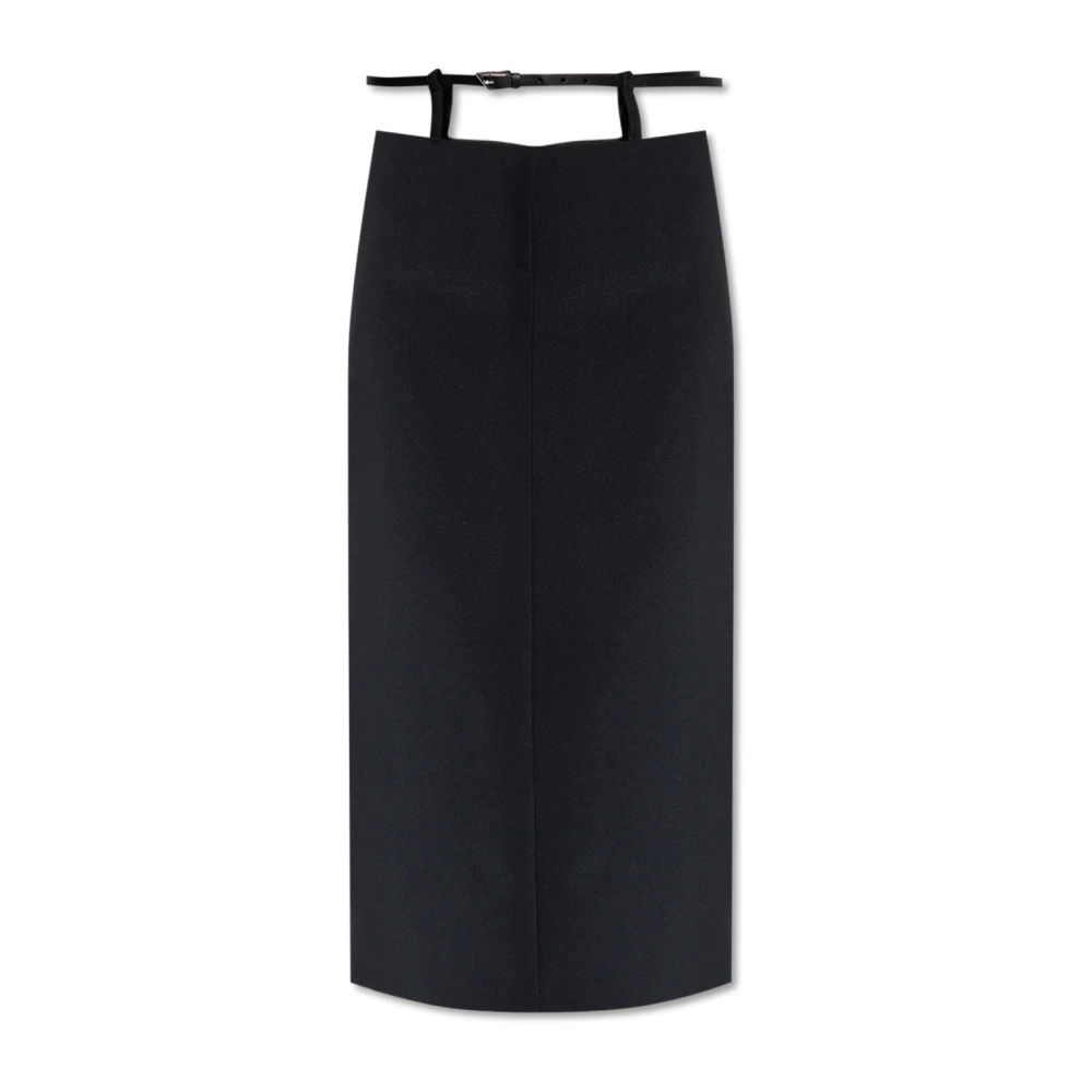 The Attico Zwarte Rokken Aw24 Damesmode Black Dames