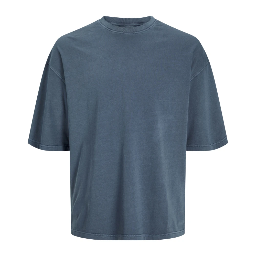 jack & jones Casual Heren T-shirt met Moderne Silhouet Blue Heren
