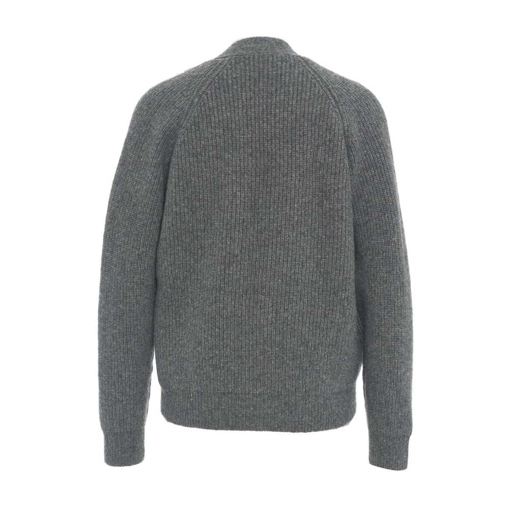 Kaos Grijze Gebreide Kleding Aw24 voor Vrouwen Gray Dames
