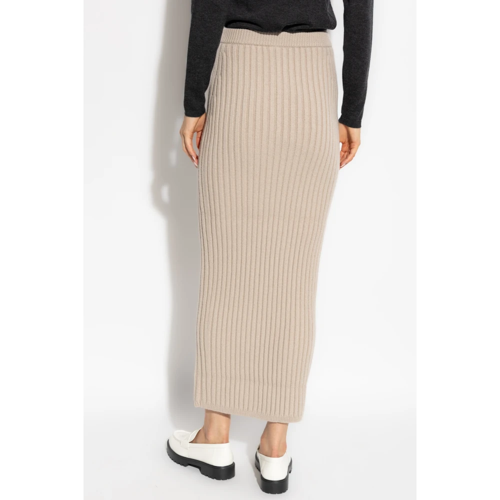 Max Mara Rok Seta Beige Dames