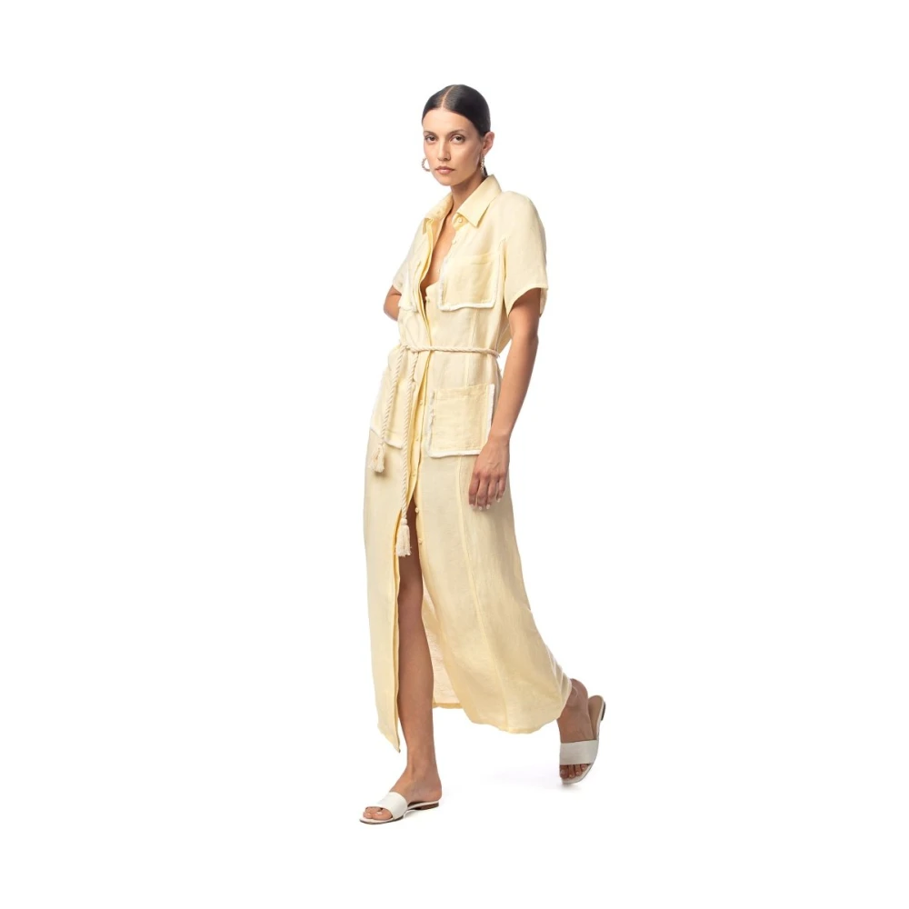 MVP wardrobe Antibes Dress Yellow Dames