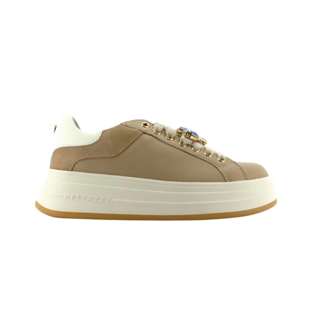 Apepazza Lifty Sneaker Dames Schoenen Beige