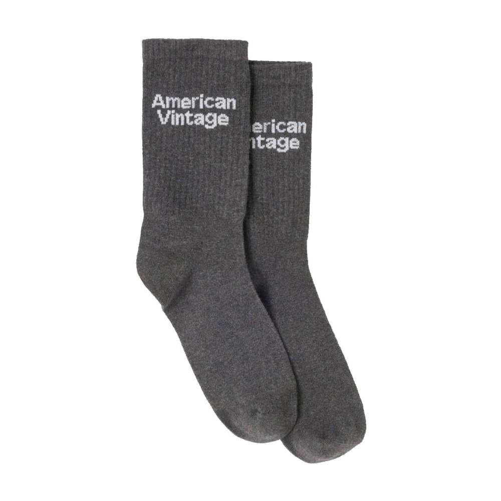American vintage Stijlvolle sokken en slipjes set Gray Dames