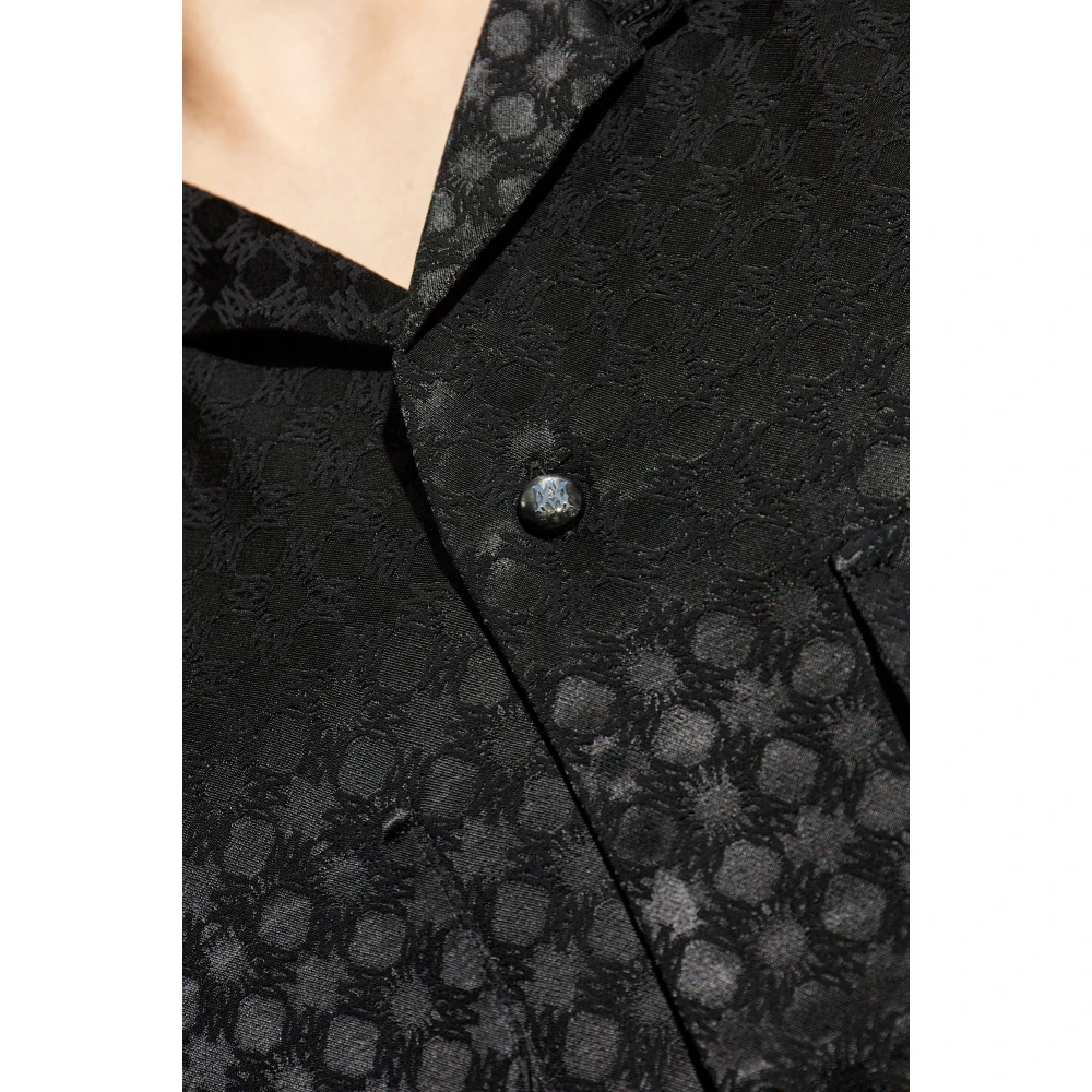 Amiri Shirt met logo Black Heren