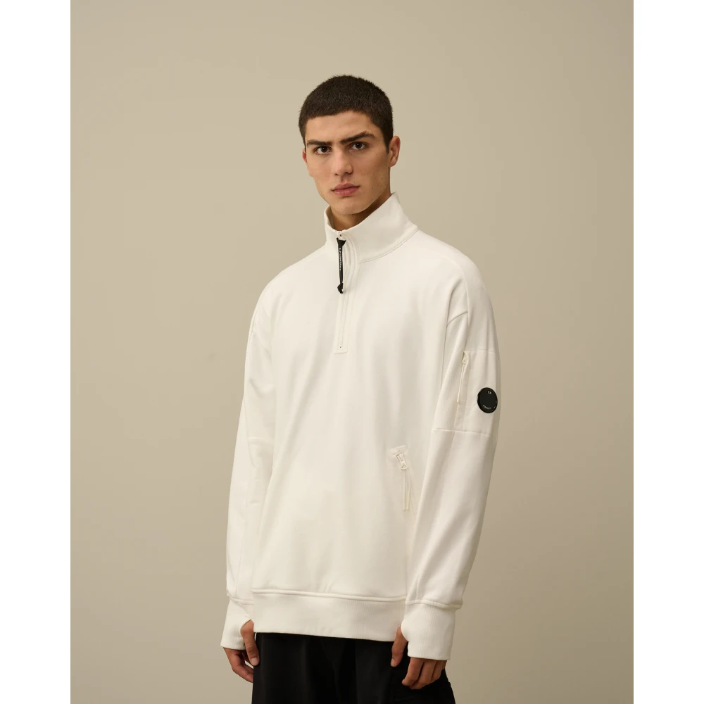 C.P. Company Witte Camioner Sweatshirt White Heren