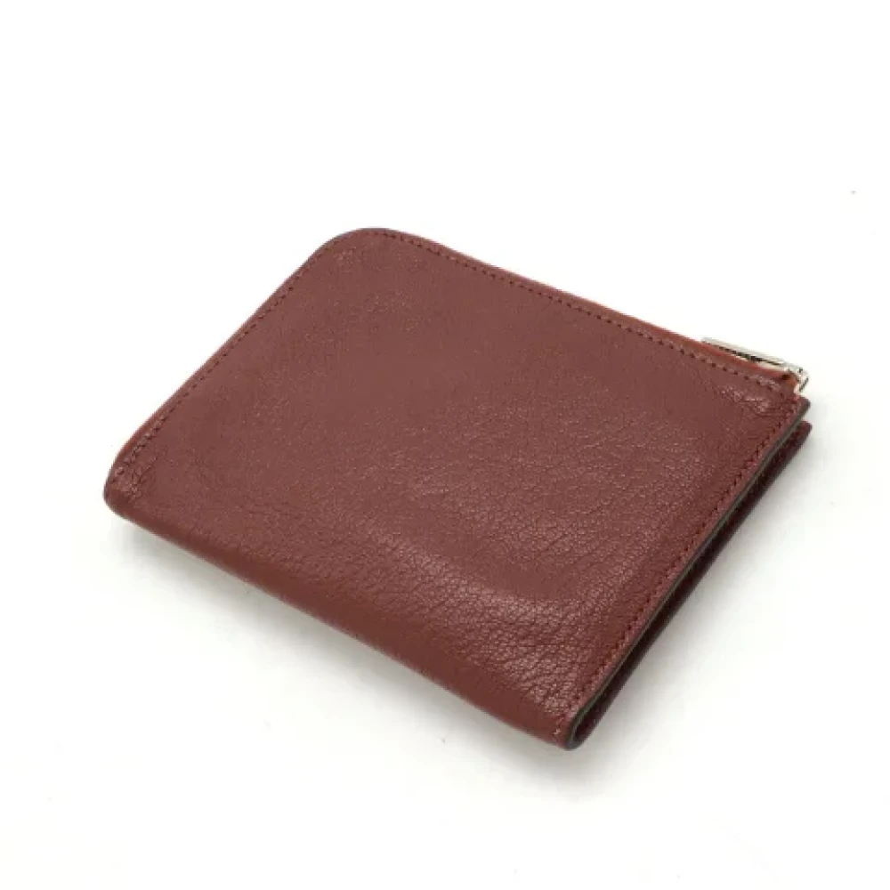 Hermès Vintage Pre-owned Leather wallets Brown Dames