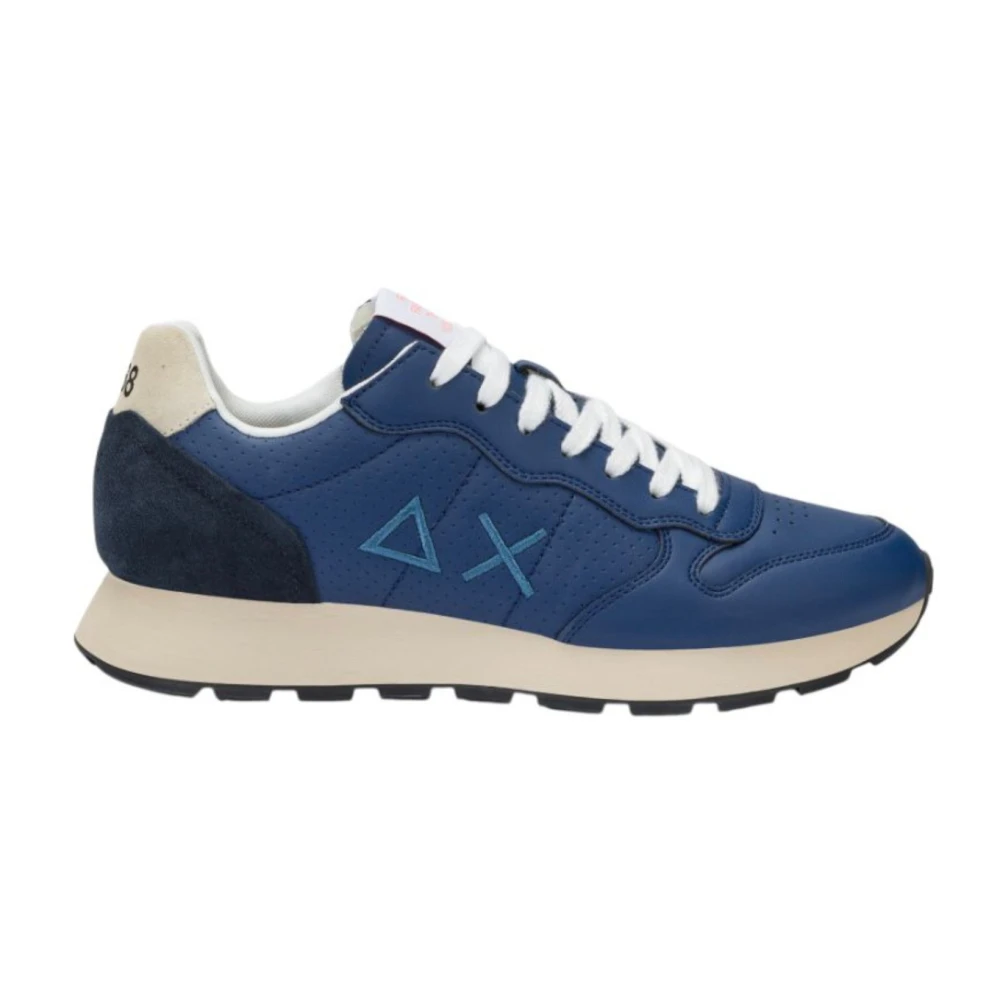 Sun68 Blauwe Lage Sneakers Heren Schoenen