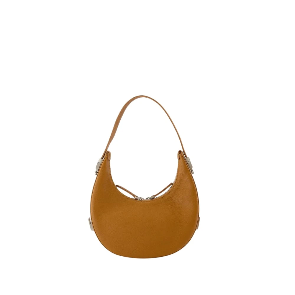 Osoi Bruin Leren Mini Tas Dubbel Draag Brown Dames