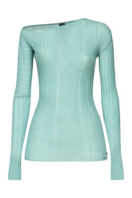 turquoise-ribbed-knit-sweater