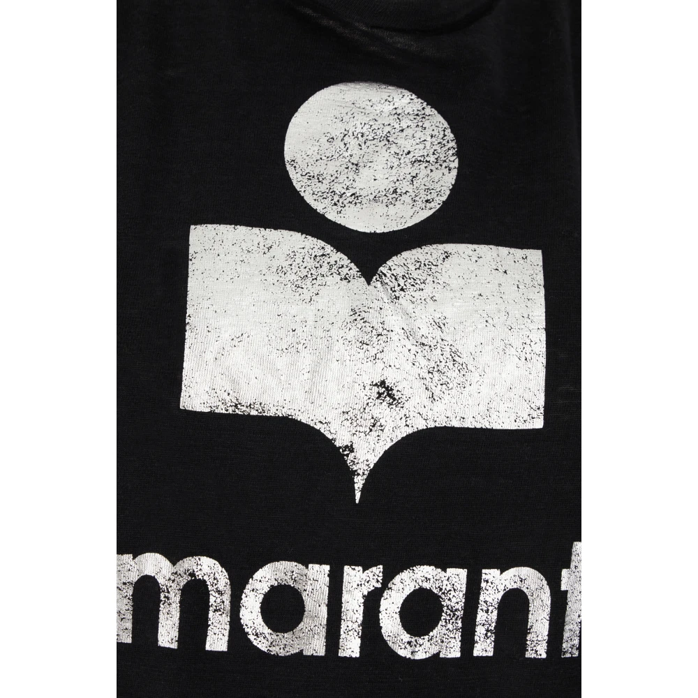Isabel Marant Étoile Casual Katoenen T-Shirt Black Dames
