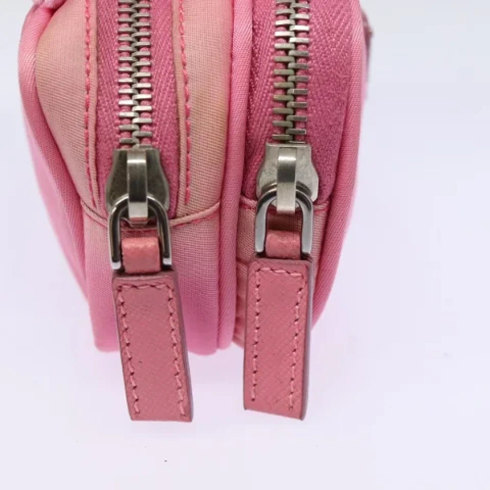 Prada Vintage Pre-owned Fabric prada-bags Pink Dames