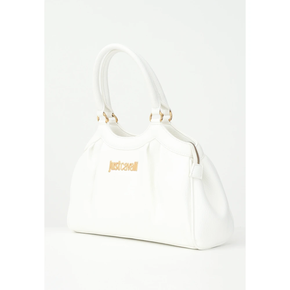 Just Cavalli Witte Shopper Handtas White Dames