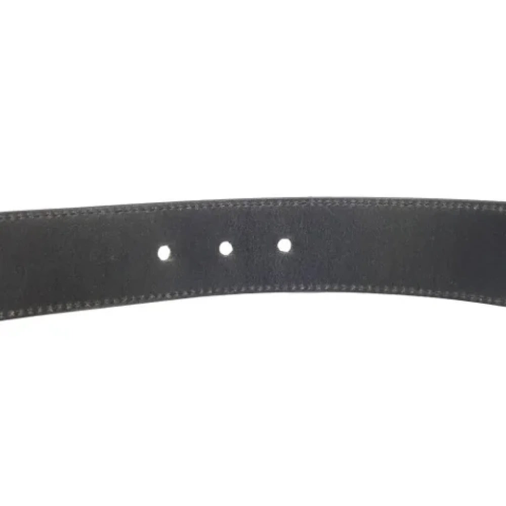 Gucci Vintage Pre-owned Leather belts Black Dames